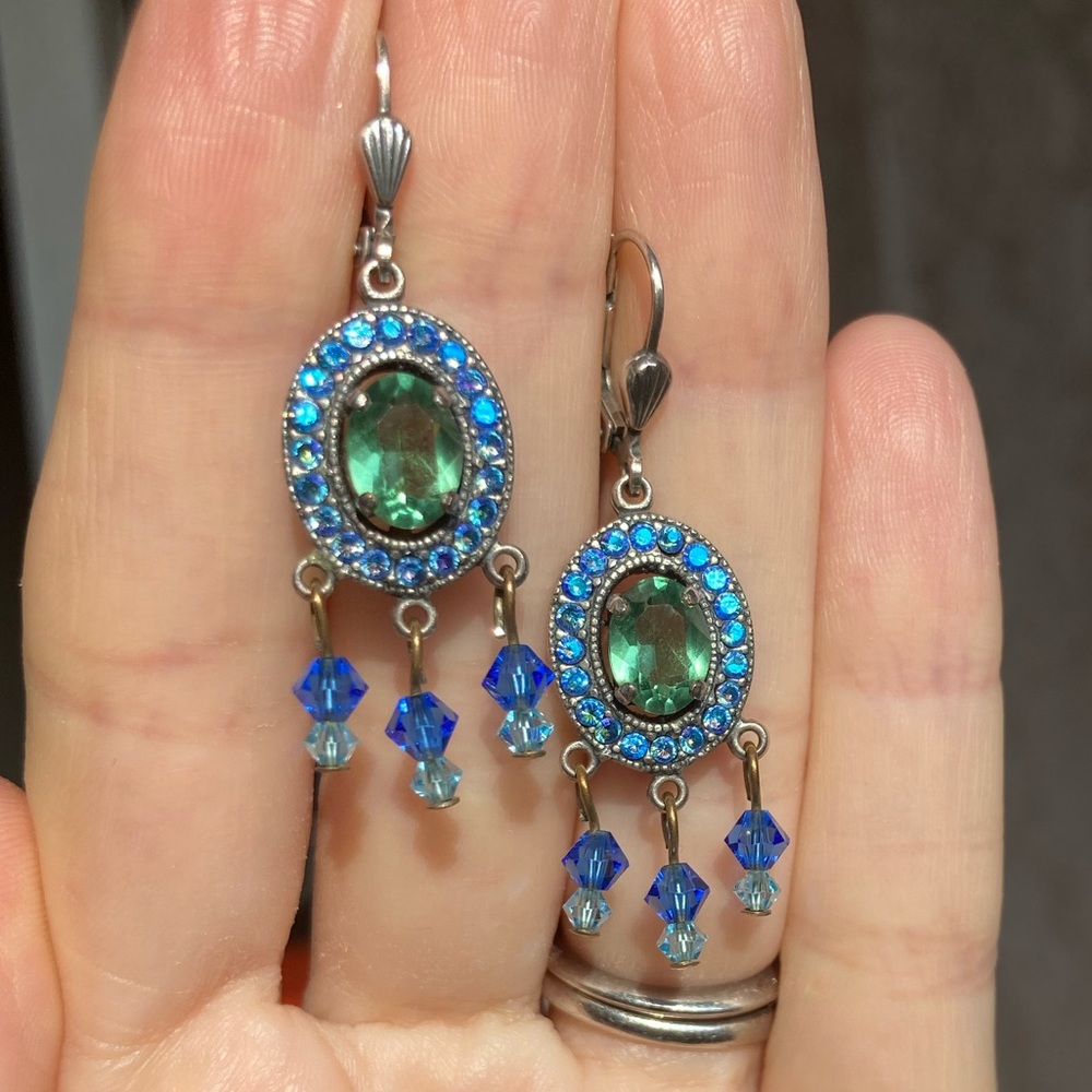 CATHERINE POPESCO Earrings - antique silver